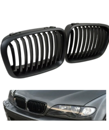 BMW E46 juodos matinės grotelės