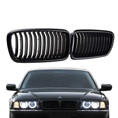 BMW E38 juodos matinės grotelės