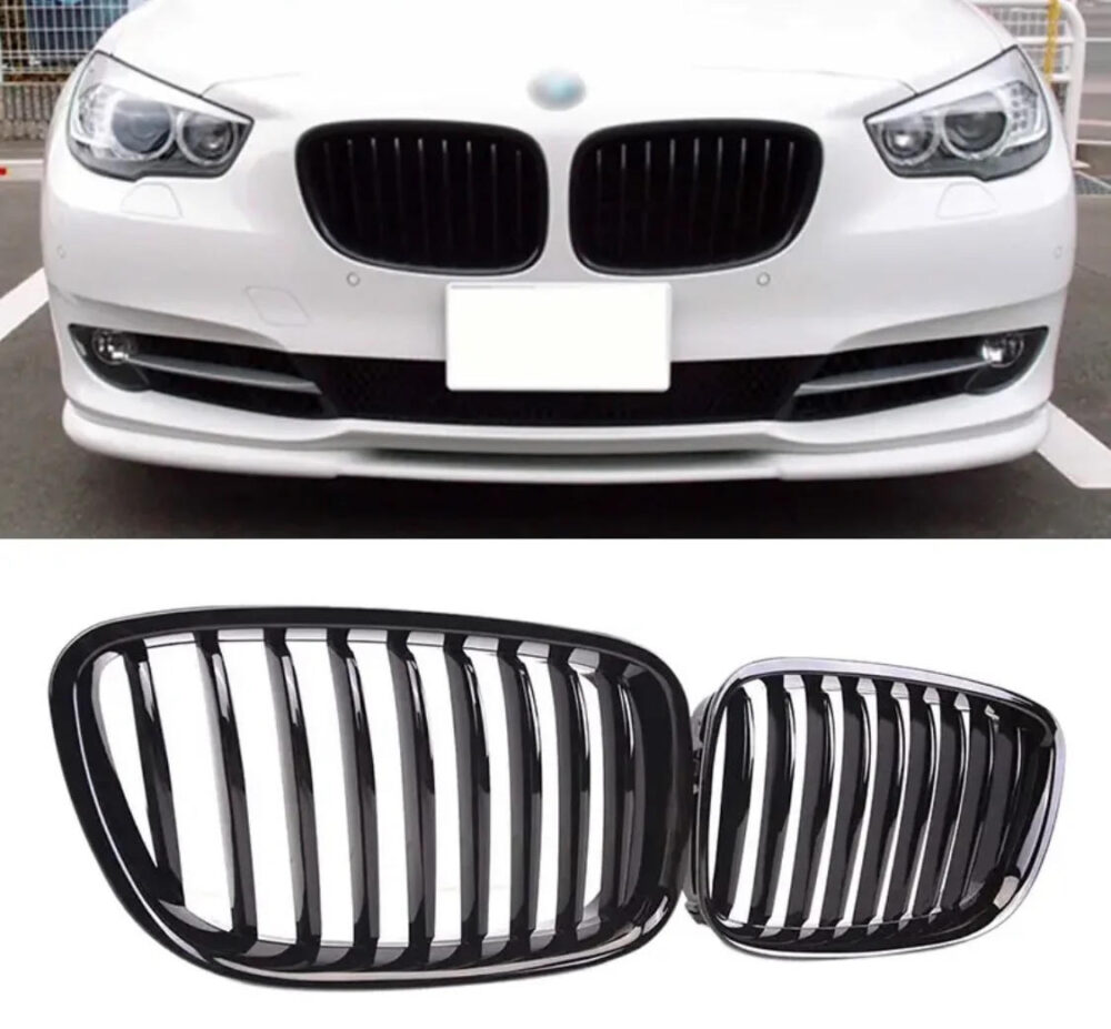BMW F07 GT grotelės viengubos juodos