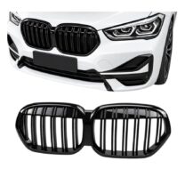BMW F48 X1 LCI Performance dvigubos juodos blizgios grotelės 2019-2022